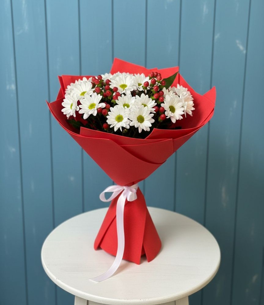 Букет цветов из: Хризантемы в Чурапче