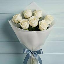 Букет 7 Белых роз Эдлесс Лав #REPLACE_PRED# Чурапче