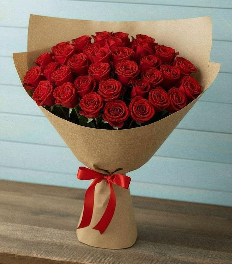 Букет Красные розы Милано в Чурапче