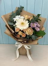 Букет цветов из:  Герберы и Хризантемы в Чурапче