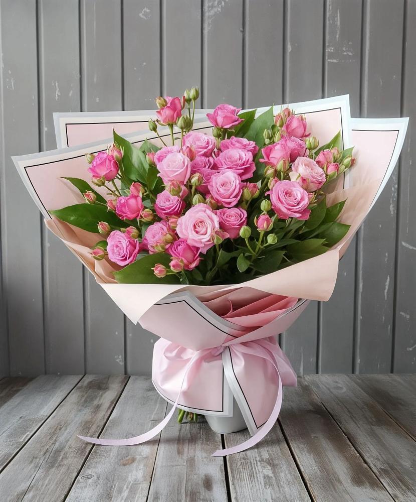 Букет Розовый кустик в Чурапче