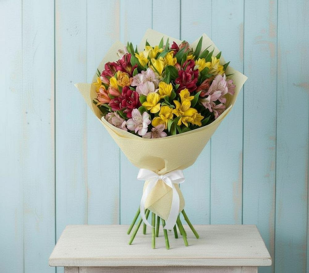 Букет цветов из: Альстромерии в Чурапче